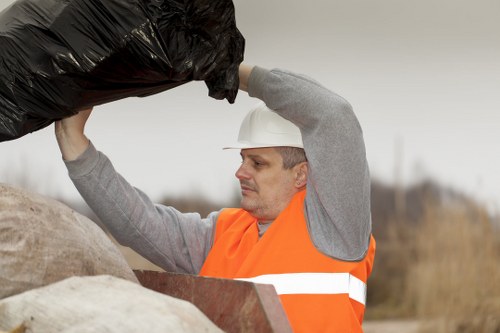 Commercial recycling services in Lee business district
